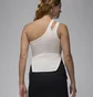 Топ женский Air Jordan Asymmetrical Ribbed Tank Top White FN5798-133