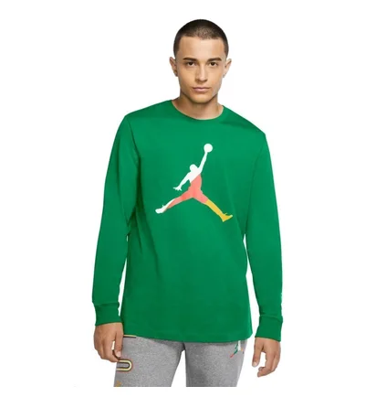 Лонгслів чоловічий Air Jordan Sport Dna MenS Long-Sleeve Crew Green CN3502-310