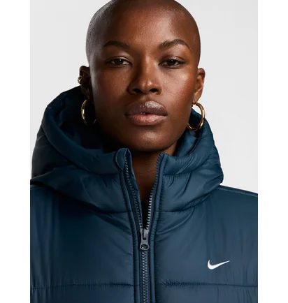 Пуховик женский Nike Therma-Fit Classic Puffer Blue FZ5899-478
