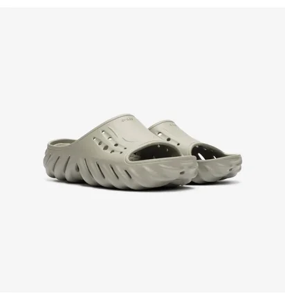 Тапочки унісекс CROCS Echo Slide Olive 208170-1LM
