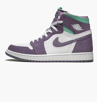 Кросівки чоловічі Air Jordan 1 High Zoom Cmft White/Violet CT0978-150