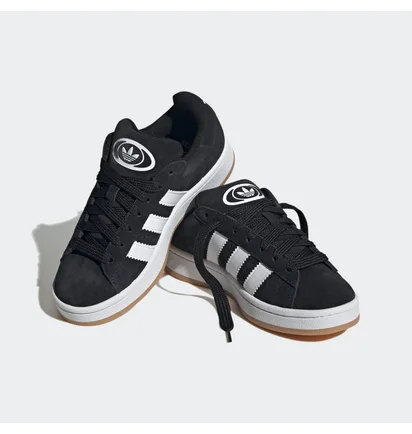 Кроссовки детские Adidas Campus 00S Gum Gs Black HQ6638