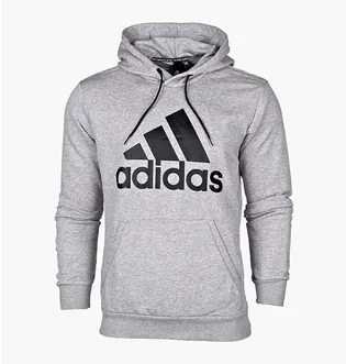 Худи мужское Adidas Must Haves Badge Of Sport Hoodie Grey DT9947