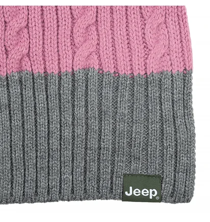 Шарф унисекс Jeep Twisted Tricot Scarf J22W Pink O102603-P491