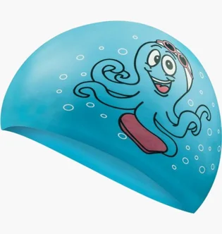 Шапочка для плавания детская Aqua Speed Kiddie Octopus Blue 142-OCTOPUS