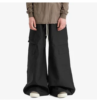 Штаны мужские Rick Owens Drkshdw Double Cargo Jumbo Belas Black DU01E3398-9
