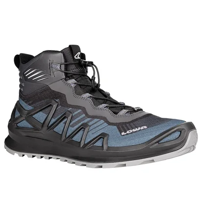 Ботинки унисекс Lowa Merger Gtx Mid Grey/Blue 310430-3797