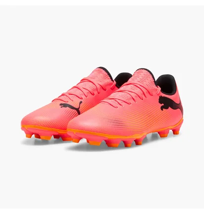 Бутсы мужские Puma Future 7 Play Orange/Pink 107723-03