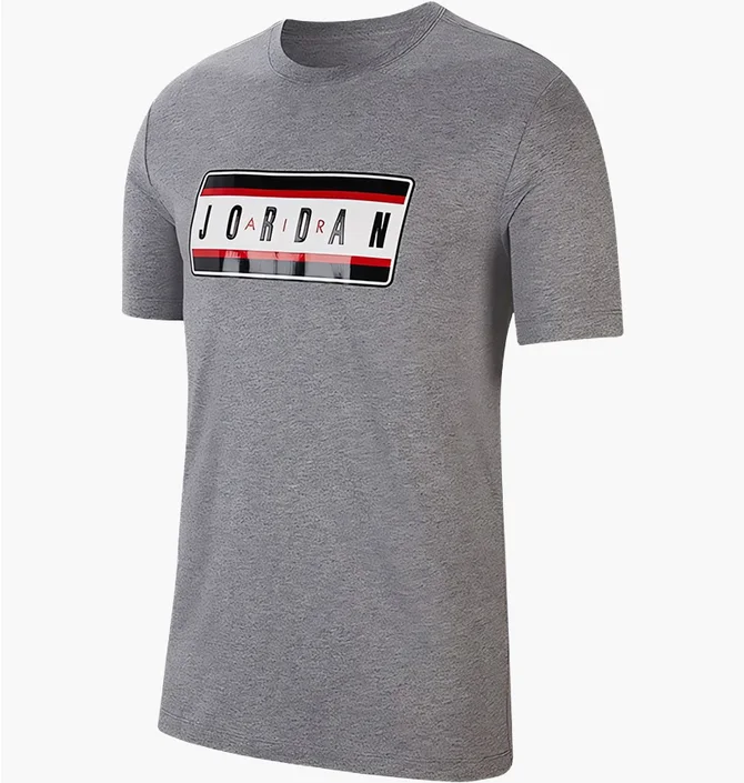 Футболка чоловіча Air Jordan Sticker Grey CJ6246-091