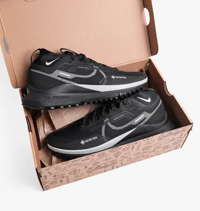 Кроссовки мужские Nike React Pegasus Trail 4 Gore-Tex Black Dj7926-001