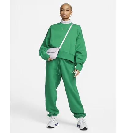 Штаны женские Nike Sportswear Phoenix Fleece Green Dq5887-365