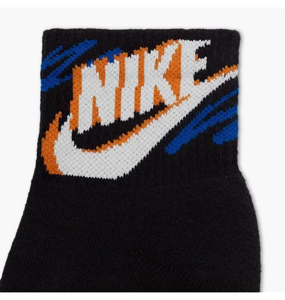 Носки Nike Everyday Plus Ankle (3 шт) Black/Blue HJ9378-902