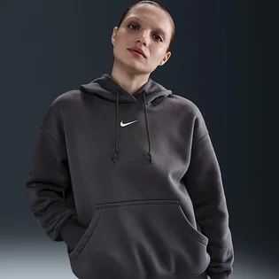Худи женское Nike Nsw Phnx Flc Os Po Grey DQ5860-036