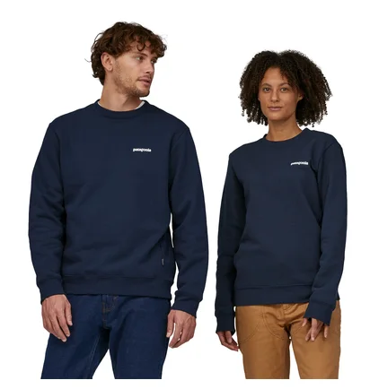 Свитшот мужской Patagonia P-6 Logo Uprisal Crew Sweatshirt New Blue NENA39657
