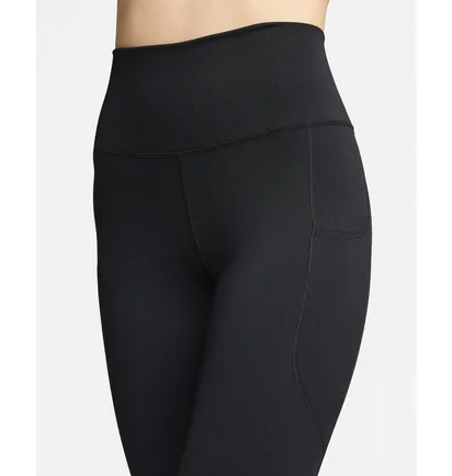 Леггинсы женские Nike One High-Waisted 7/8 Leggings With Pockets Black FN3241-010