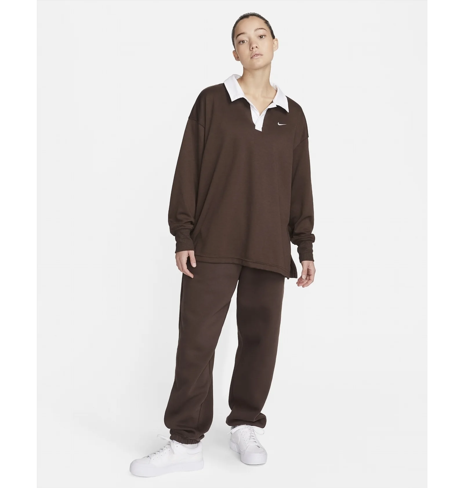AFB COMPY LS POLO 完売品 ᐉ Кофта жіноча Nike Sportswear Essential Wooversized Long-Sleeve