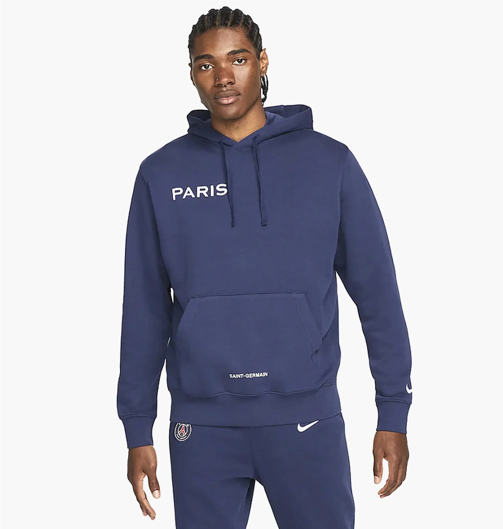 ᐉ Худі чоловіче Nike Paris Saint-Germain Gfa Fleece Hoodie Blue
