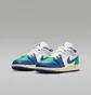 Кроссовки детские Air Jordan 1 Low Big Kids Blue/Green 553560-147