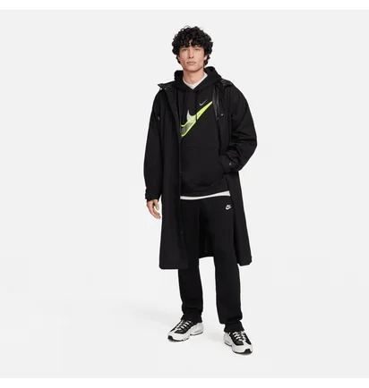 Худі чоловіче Nike Sportswear Fleece Hoodie Black FZ0201-010