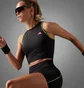 Топ жіночий Adidas Adizero Running Crop Tank Top Black IL1372