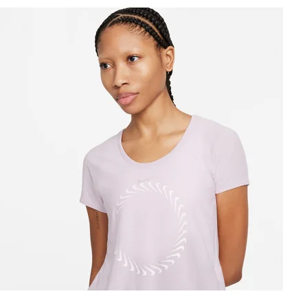 Майка женская Nike W Nk Icon Clash Miler Ss Pink CZ9606-576