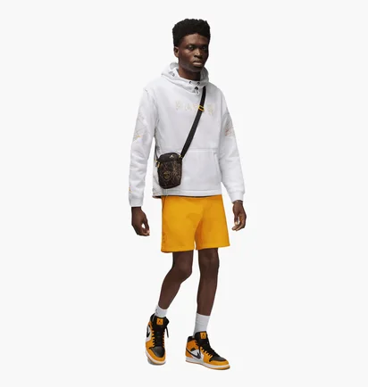 Худи мужское Air Jordan X Psg Statement Fleece Hoodie White DV0613-100
