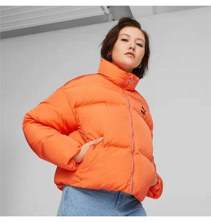 Пуховик жіночий Puma Classics Oversized Orange 621693-60