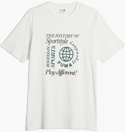 Футболка чоловіча Puma Legacy Graphic Tee White 622735-65
