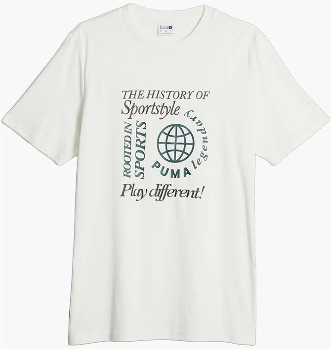 Футболка чоловіча Puma Legacy Graphic Tee White 622735-65