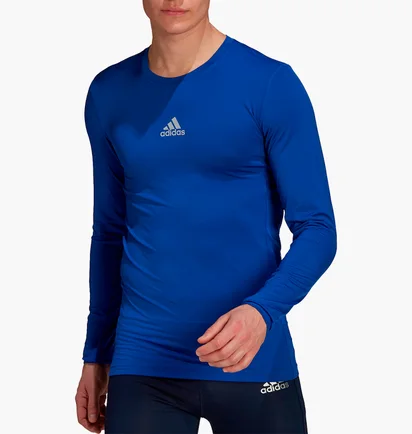 Термобілизна чоловіча Adidas Techfit Compression Ls Blue Gu7335
