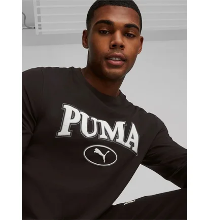 Лонгслив мужской Puma Squad Longsleeve Tee Black 676015-01