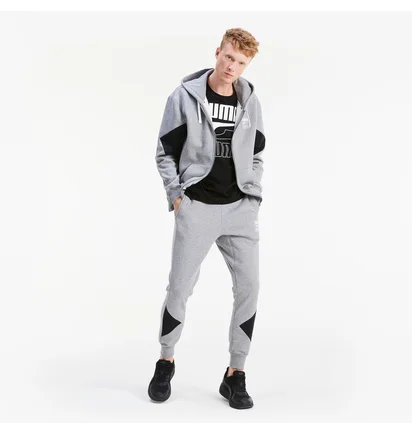 Штаны мужские Puma Rebel Pants Block Fleece Grey 583499-03