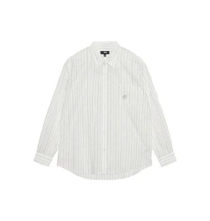 Рубашка мужская Stussy Classic Ls White 1110317-1201