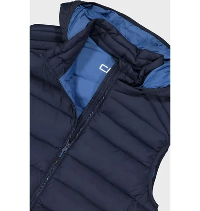 Жилетка мужская CMP Vest Snaps Hood 3M Thinsulate Blue 34K2777-00NU
