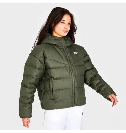 Куртка жіноча Nike Sportswear Storm-Fit Windrunner Down Hooded Jacket Green Dq5903-222