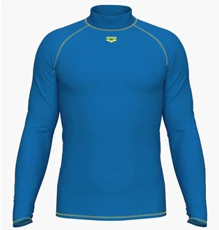 Лонгслив мужской Arena Rash Vest Graphic Blue 011107-830