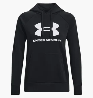 Худи женское Under Armour Rival Fleece Big Logo Black 1379501-001