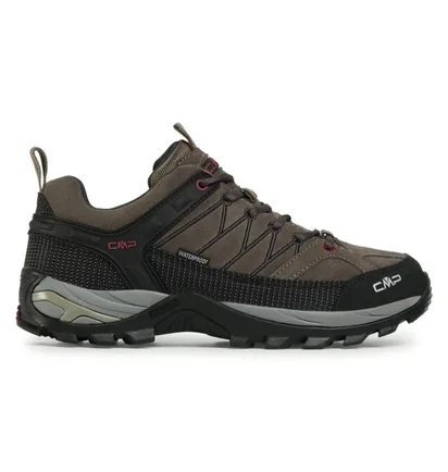 Кроссовки мужские Cmp Rigel Low Trekking Shoes Wp Black 3Q13247-02Pd