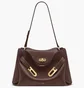 Сумка жіноча JW PEI Rhea Pebbled Double Buckle Shoulder Bag Brown BB2025BG134085JWP
