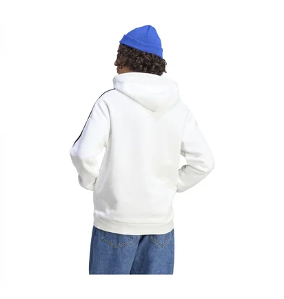 Худі чоловіче Adidas Essentials 3S Fleece Hoody White IJ6476