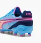 Бутсы унисекс Puma King Ultimate Volume Up Fg/Ag Light Blue 108069-01