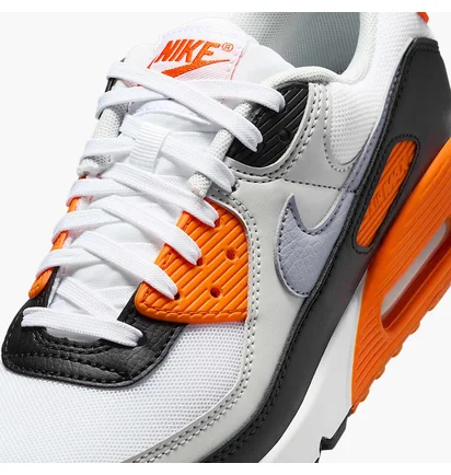 Кроссовки женские Nike Air Max 90 White/Orange DH8010-108