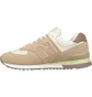 Кроссовки женские New Balance 574 Lace Up Sneakers Beige U574SBW