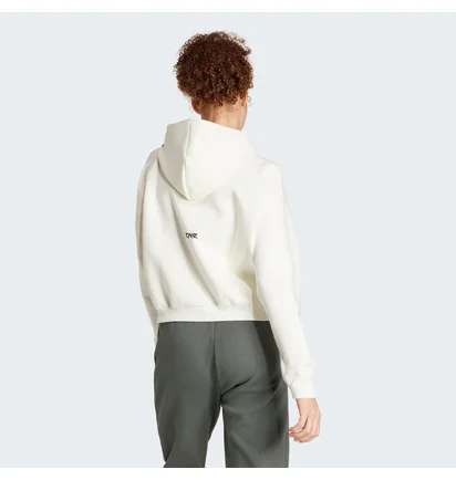 Толстовка жіноча Adidas Z.N.E. Full-Zip Hoodie Beige IS3918
