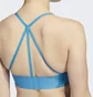 Топ женский Adidas Yoga Studio Light-Support 3-Stripes Bra Blue Hh9127