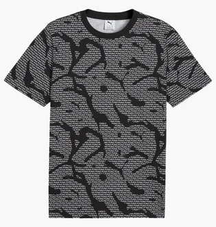 Футболка чоловіча Puma Ess Logo Lab Aop Black/Grey 684668-01