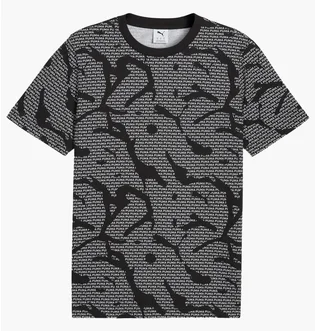 Футболка мужская Puma Ess Logo Lab Aop Black/Grey 684668-01