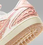 Кросівки жіночі Air Jordan 1 Low White/Pink HQ2186-180