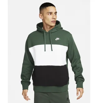 Худі чоловіче Nike Club Fleece MenS French Terry Color-Blocked Hoodie Green FB7415-323