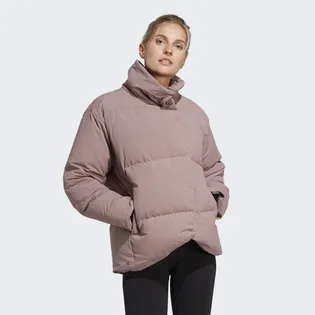 Куртка жіноча Adidas Big Baffle Down Jacket Brown Hn9936